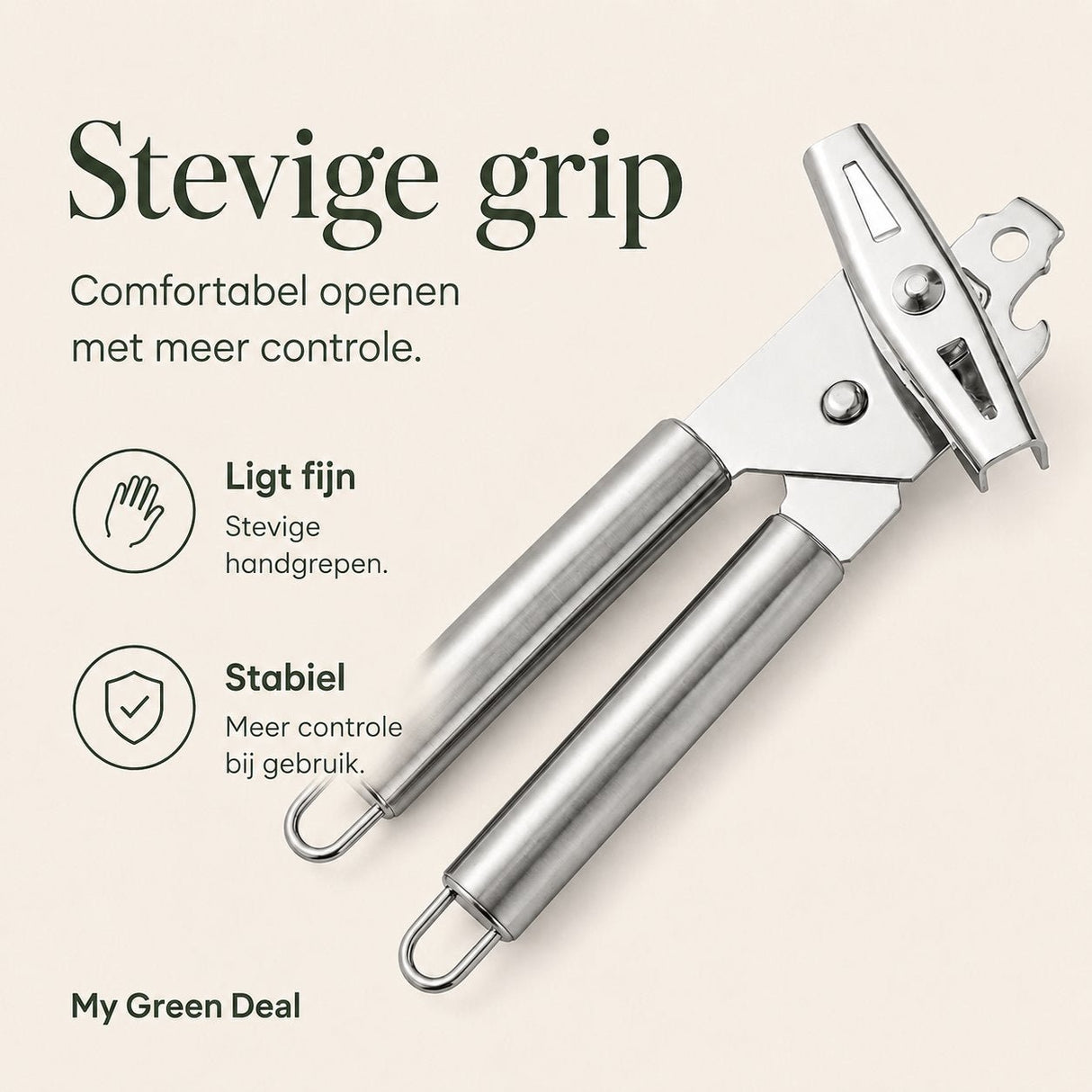 RVS Blikopener & Flesopener - My Green Deal