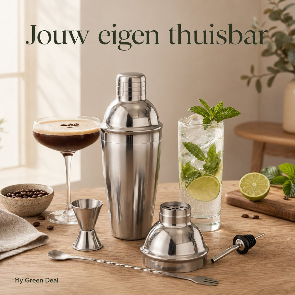 RVS Cocktailset (compleet) - My Green Deal