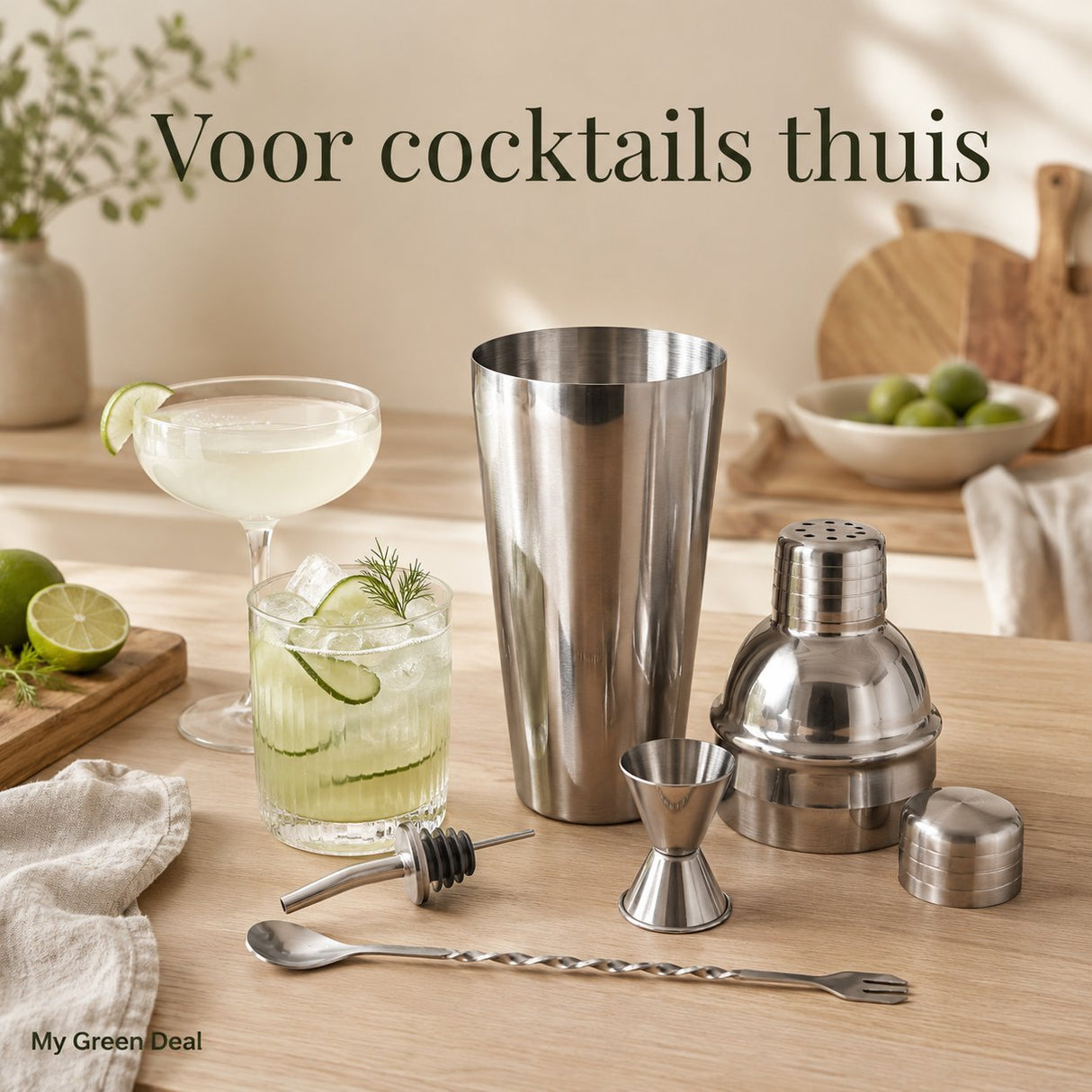 RVS Cocktailset (compleet) - My Green Deal
