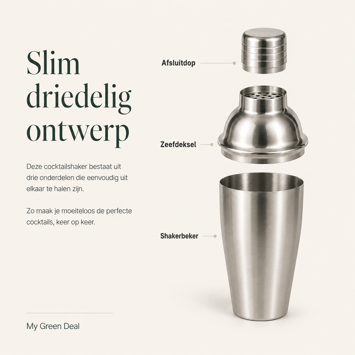RVS Cocktailshaker