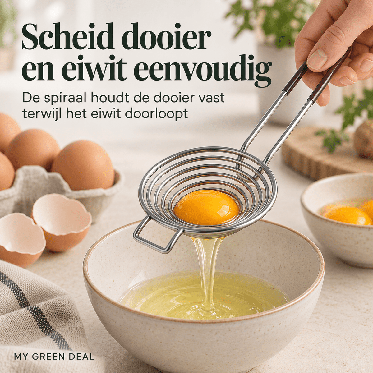 RVS eierscheider - My Green Deal