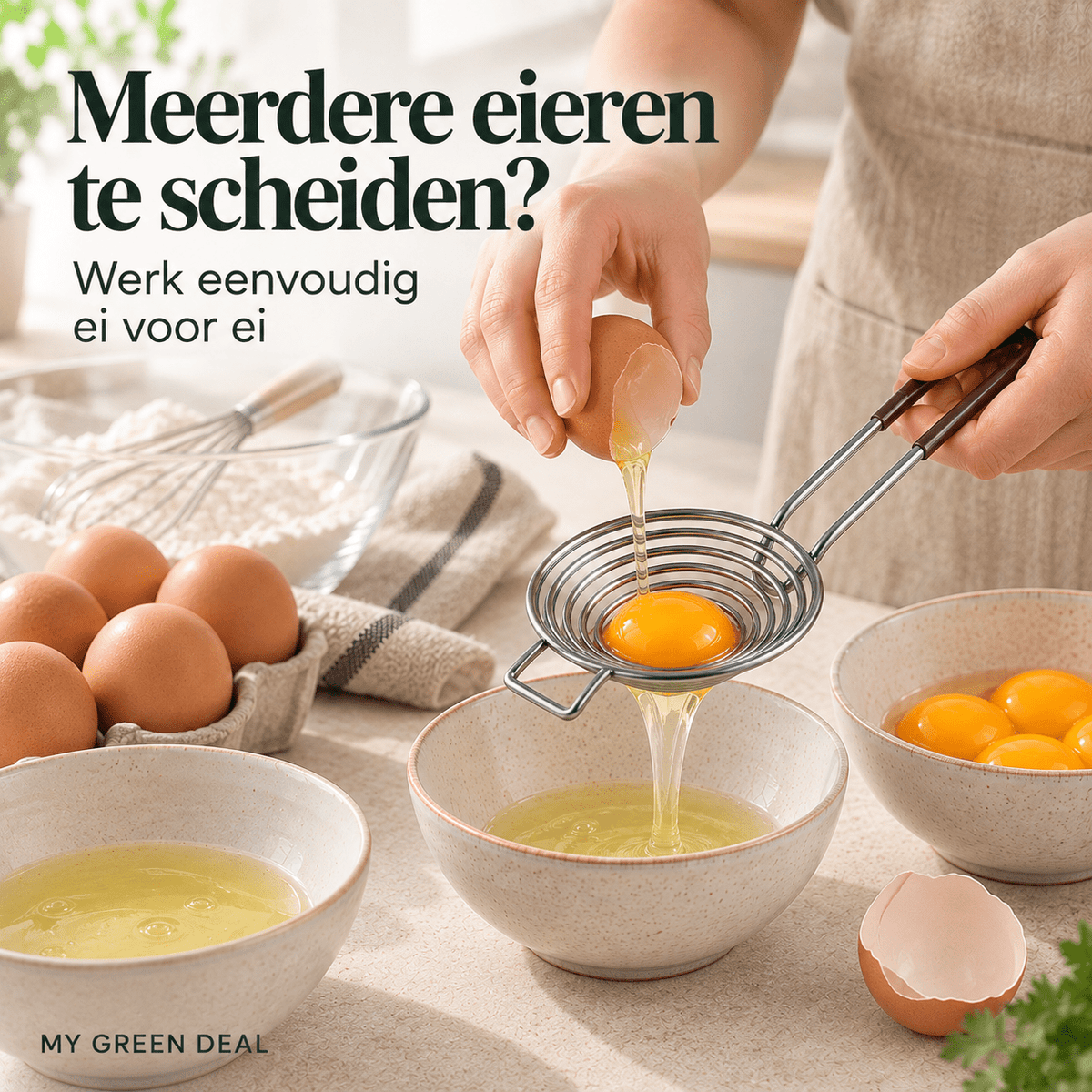 RVS eierscheider - My Green Deal