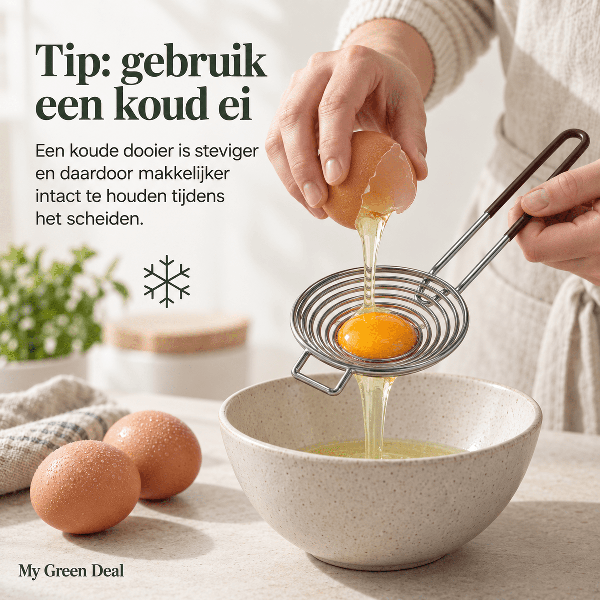 RVS eierscheider - My Green Deal