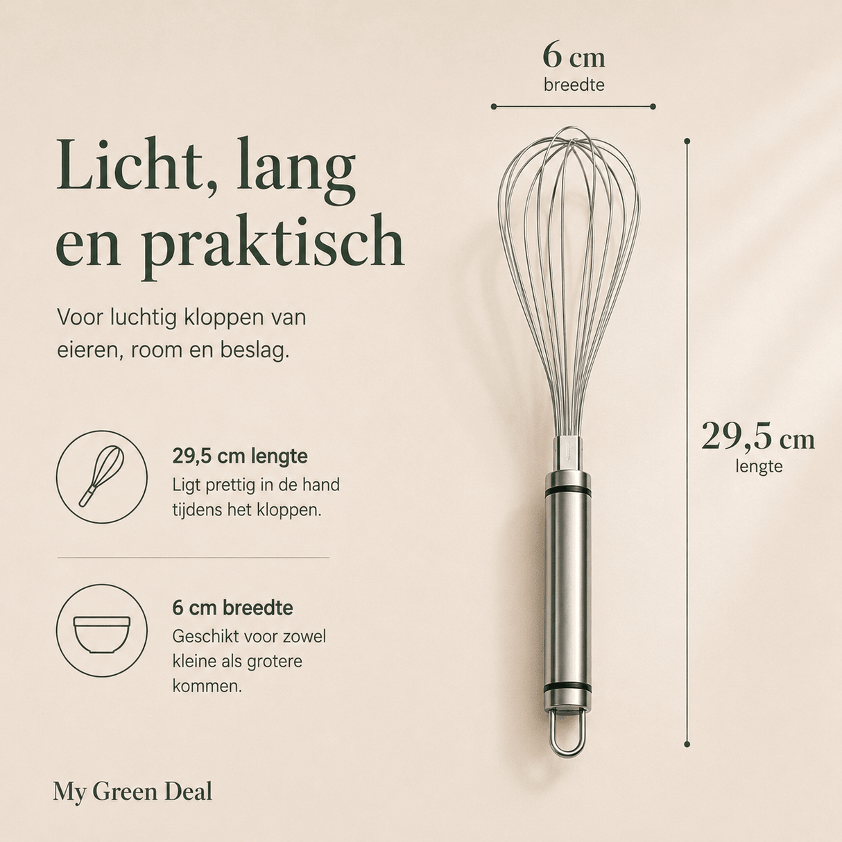 RVS Bakbundel XL - My Green Deal