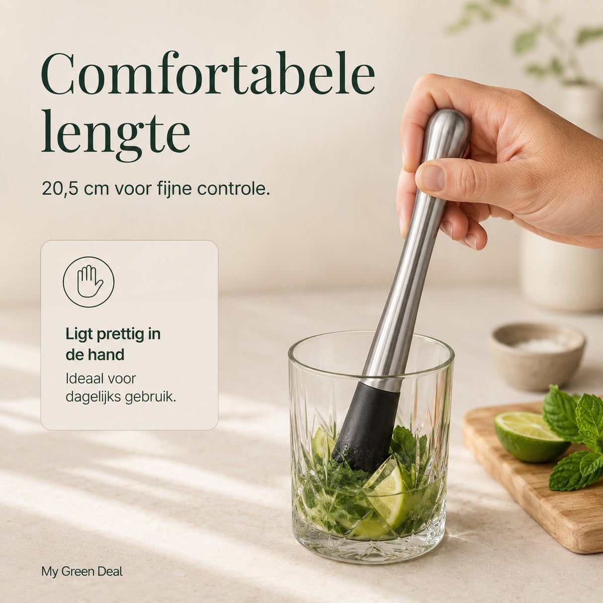 RVS Cocktail Stamper - My Green Deal
