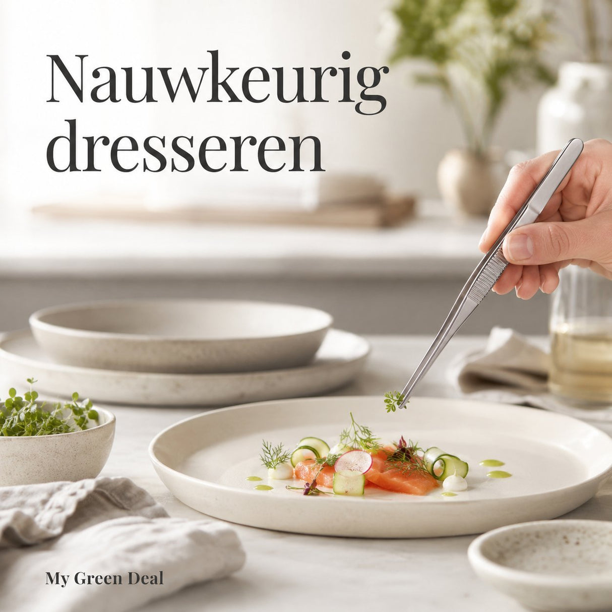 RVS keukenpincet set van 3 - My Green Deal