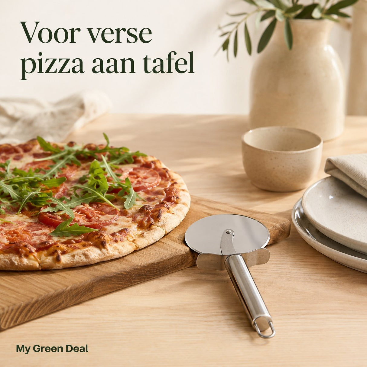 RVS Pizzasnijder - My Green Deal