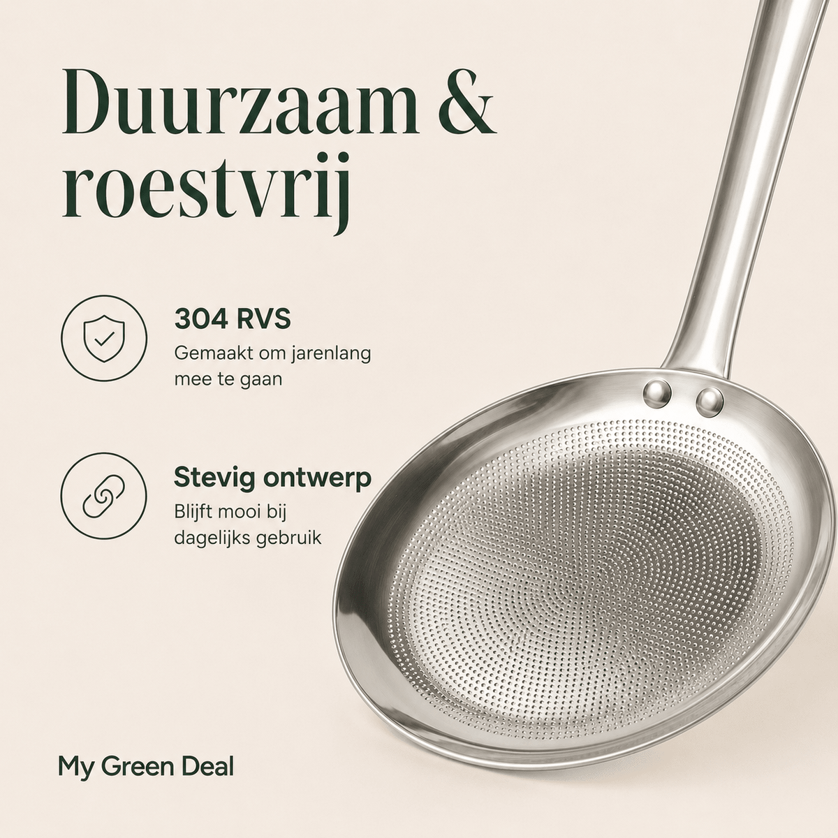 RVS Keukengerei set XL - My Green Deal