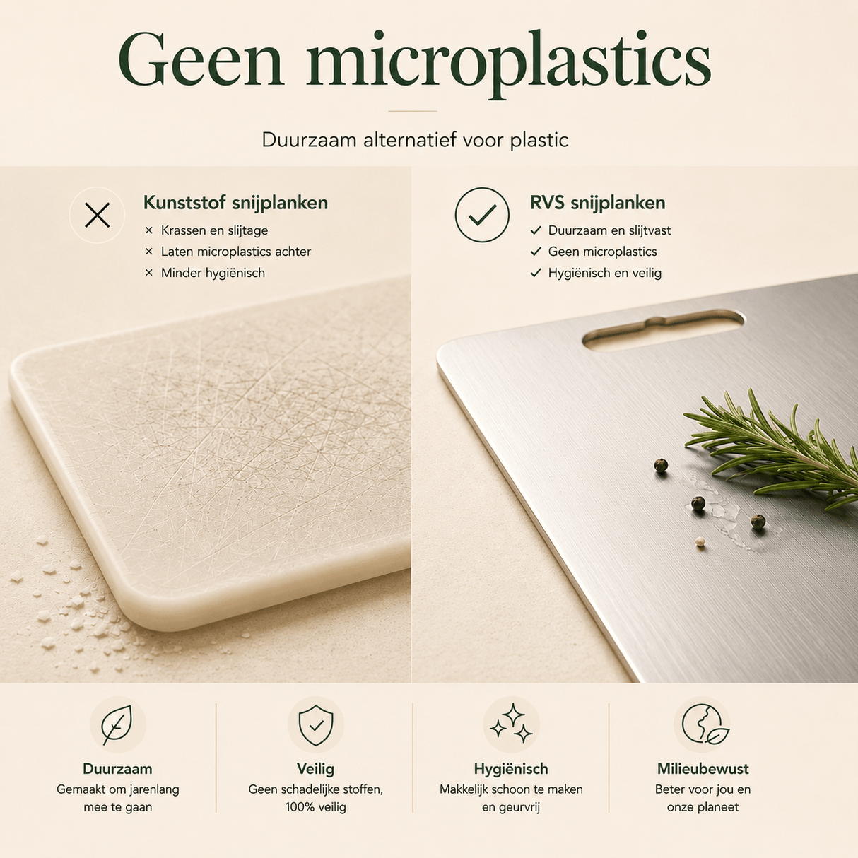 RVS Voorbereidingsset 4-delig - My Green Deal