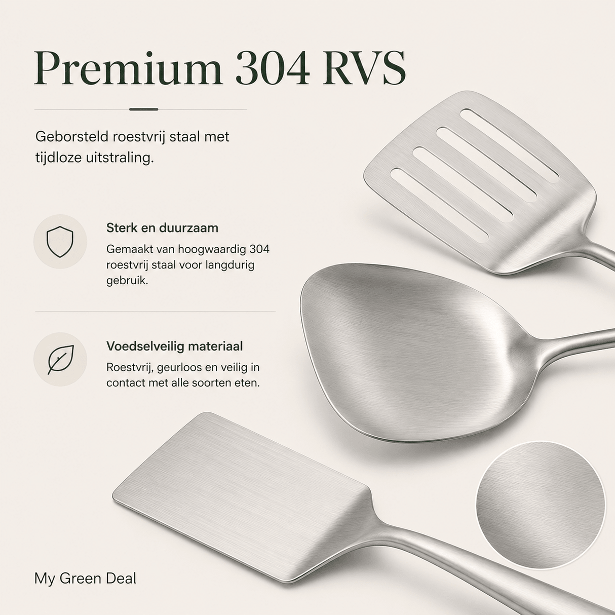 RVS Spatelset - My Green Deal