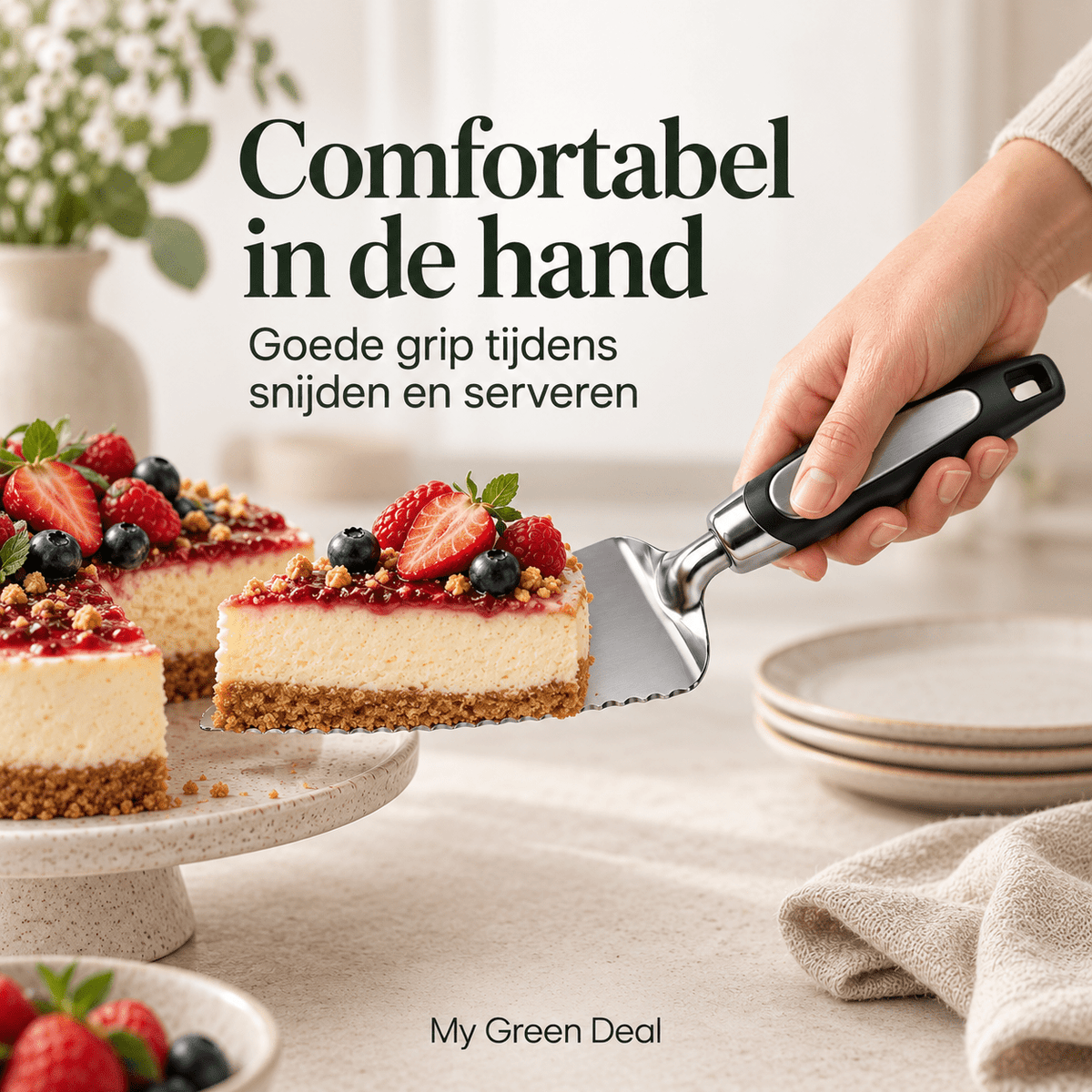 RVS Taartschep - My Green Deal