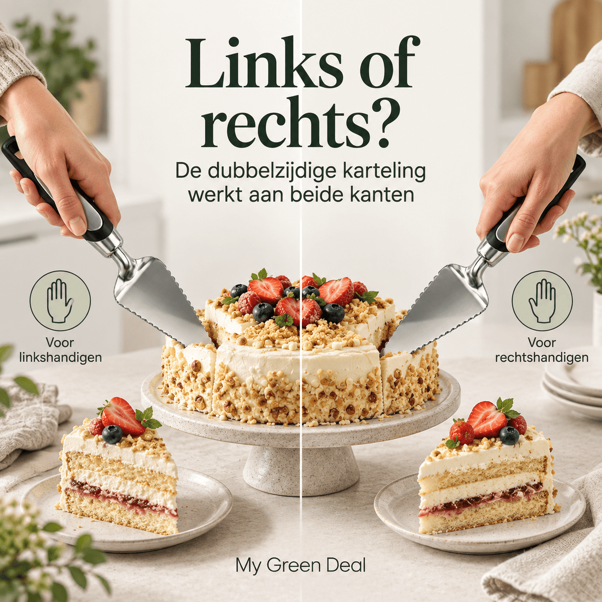 RVS Taartschep - My Green Deal