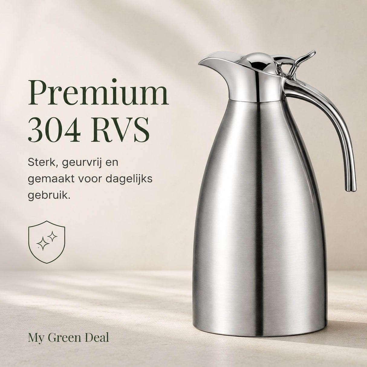 RVS thermoskan 1L - My Green Deal