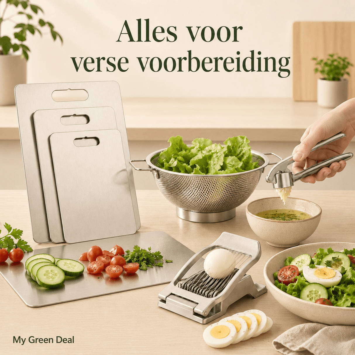 RVS Voorbereidingsset 4-delig - My Green Deal