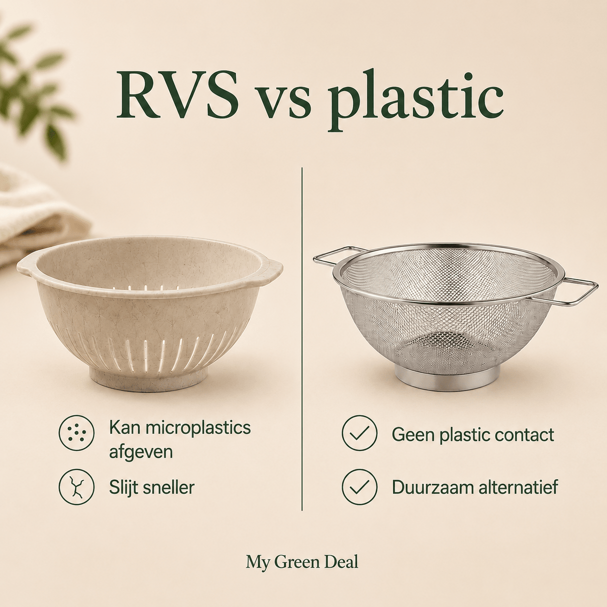 RVS Voorbereidingsset 4-delig - My Green Deal