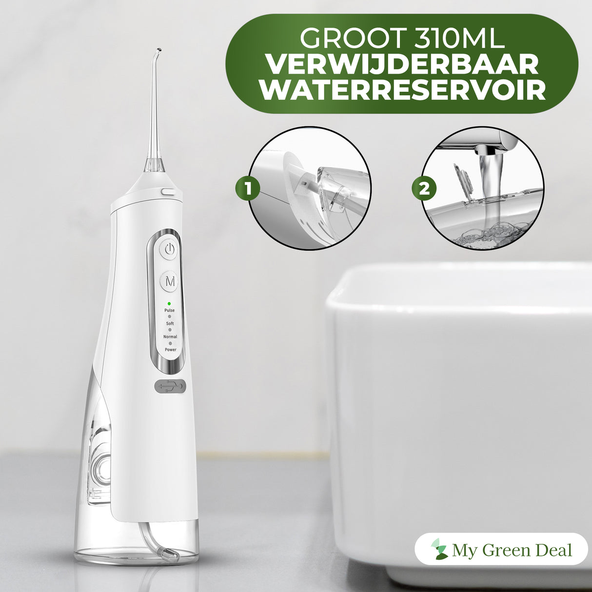Mein Green Deal – Wasserflosser Wireless weiß