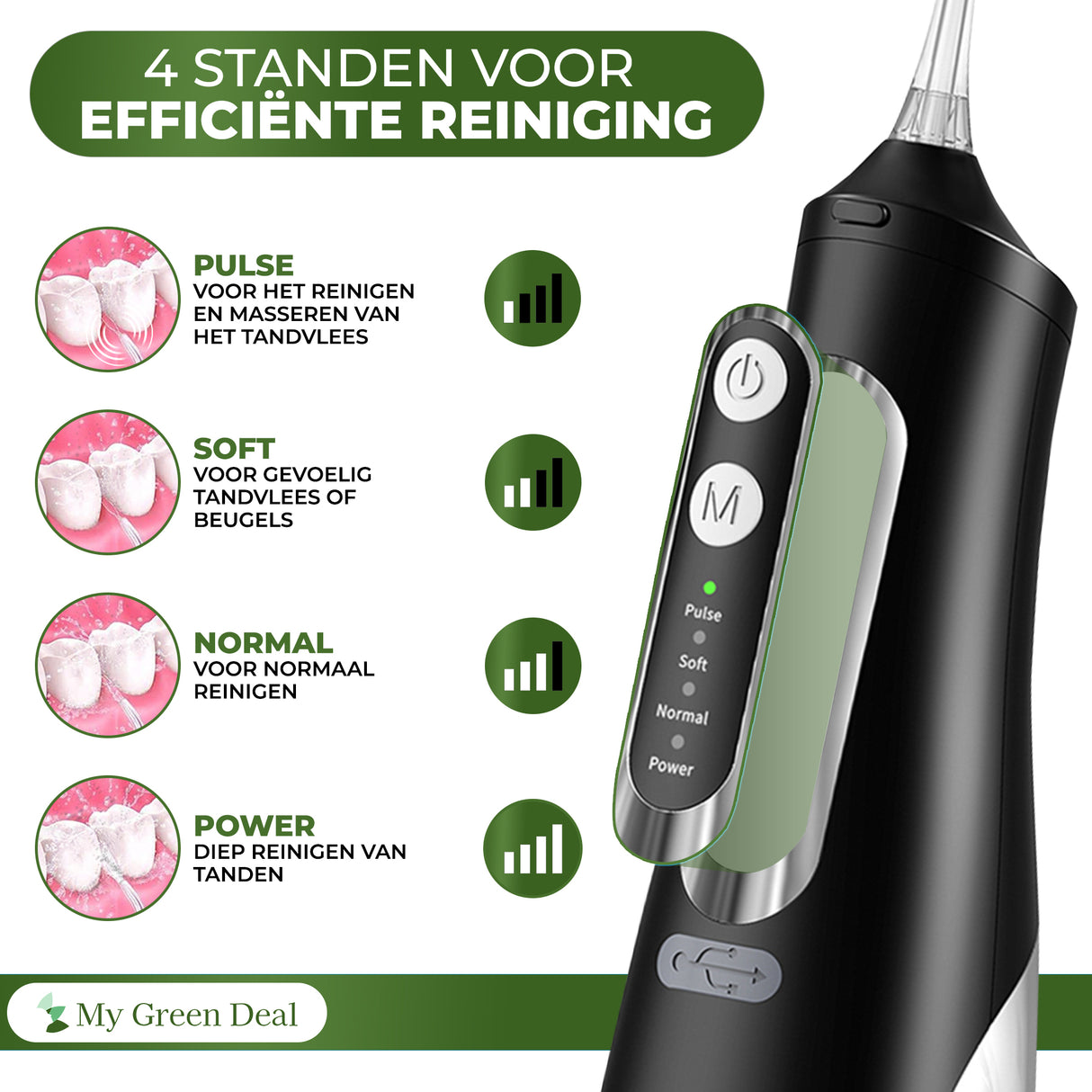Waterflosser & Elektrische Tandsteenverwijderaar Bundel - My Green Deal