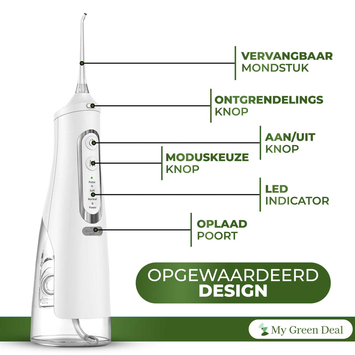 Mein Green Deal – Wasserflosser Wireless weiß