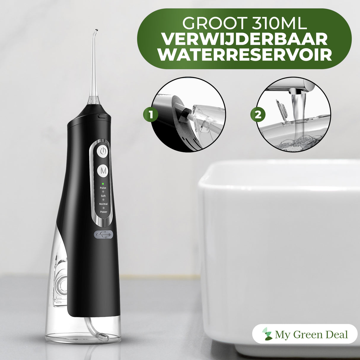 Waterflosser & Elektrische Tandsteenverwijderaar Bundel - My Green Deal