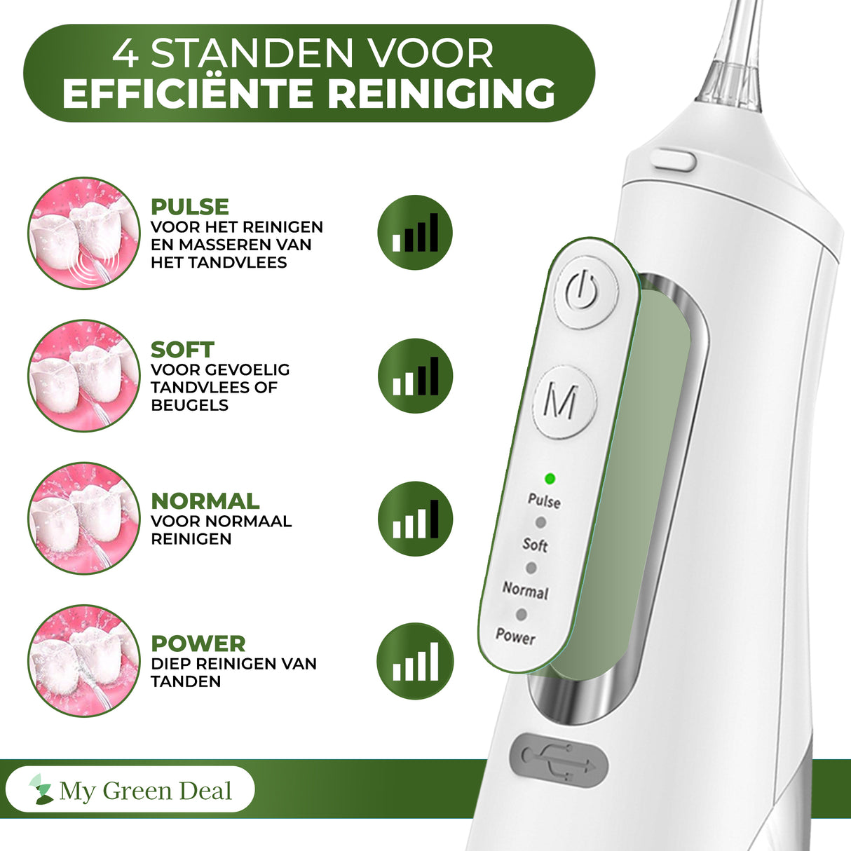 Mein Green Deal – Wasserflosser Wireless weiß