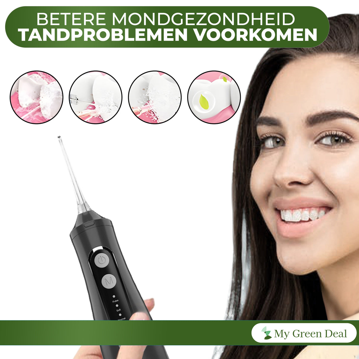 Waterflosser & Elektrische Tandsteenverwijderaar Bundel - My Green Deal