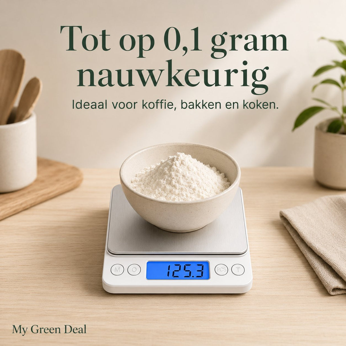 RVS Digitale Precisie Weegschaal - My Green Deal