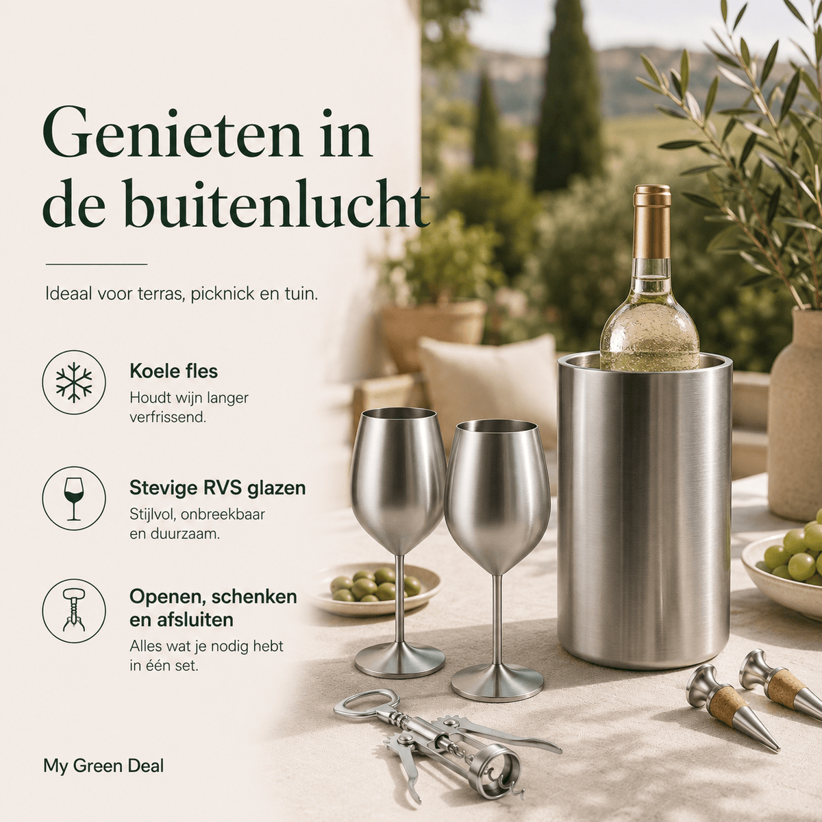 RVS Wijn bundel - My Green Deal