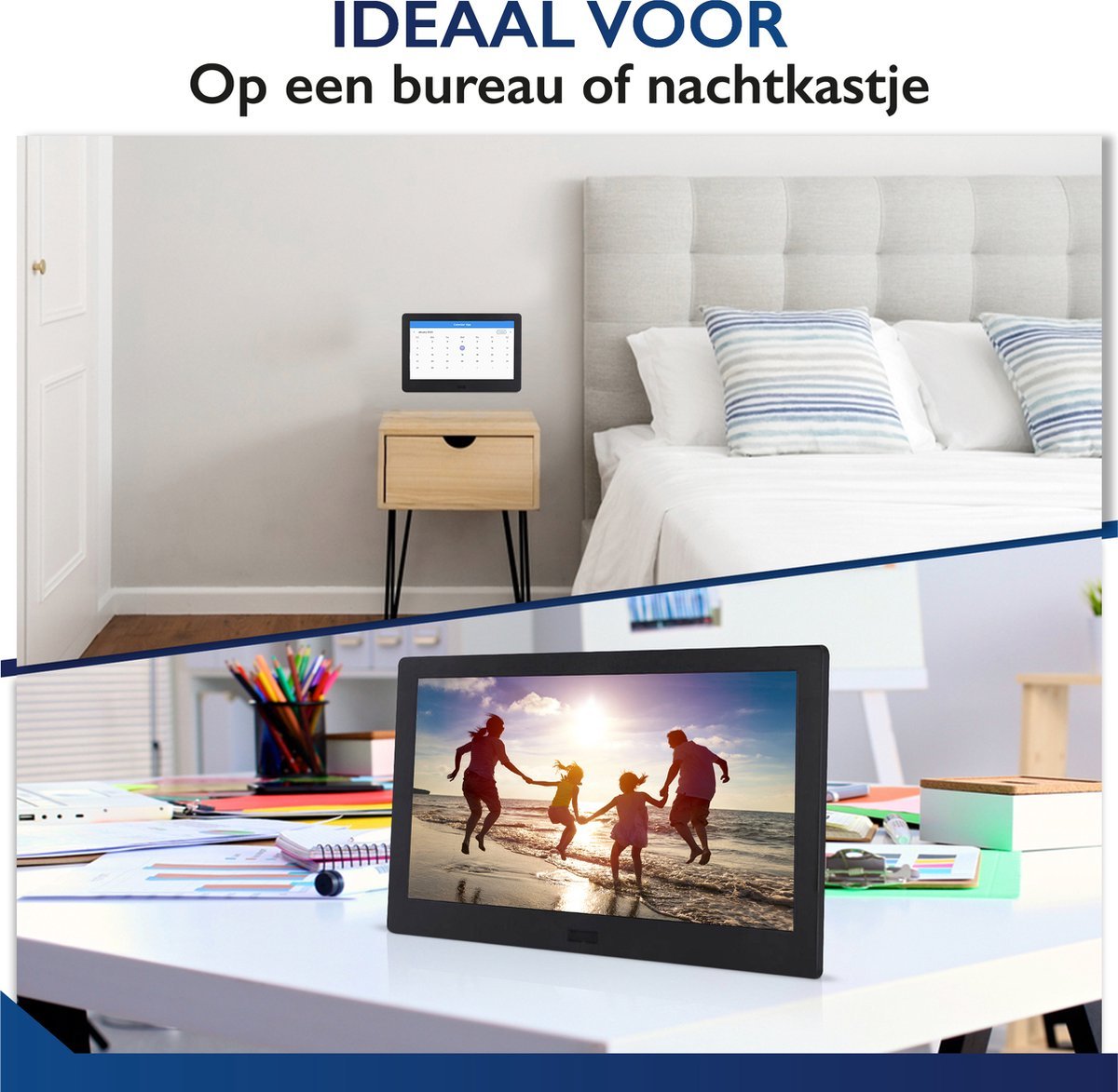 Retourdeal - My Green Deal - Digitale fotolijst 7 inch - Zonder Wifi - Inclusief 32GB SD kaart - My Green Deal
