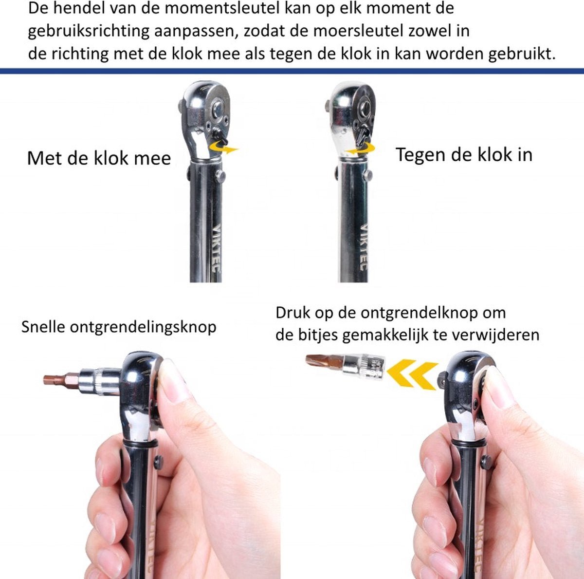 Retourdeal - My Green Deal - Momentsleutel 1/4 - 2 - 24Nm - Fietsgereedschap - My Green Deal