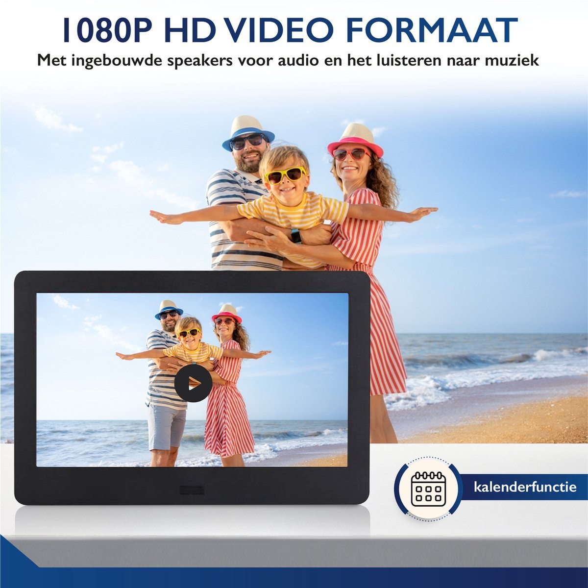 Retourdeal - My Green Deal - Digitale fotolijst 7 inch - Zonder Wifi - Inclusief 32GB SD kaart - My Green Deal