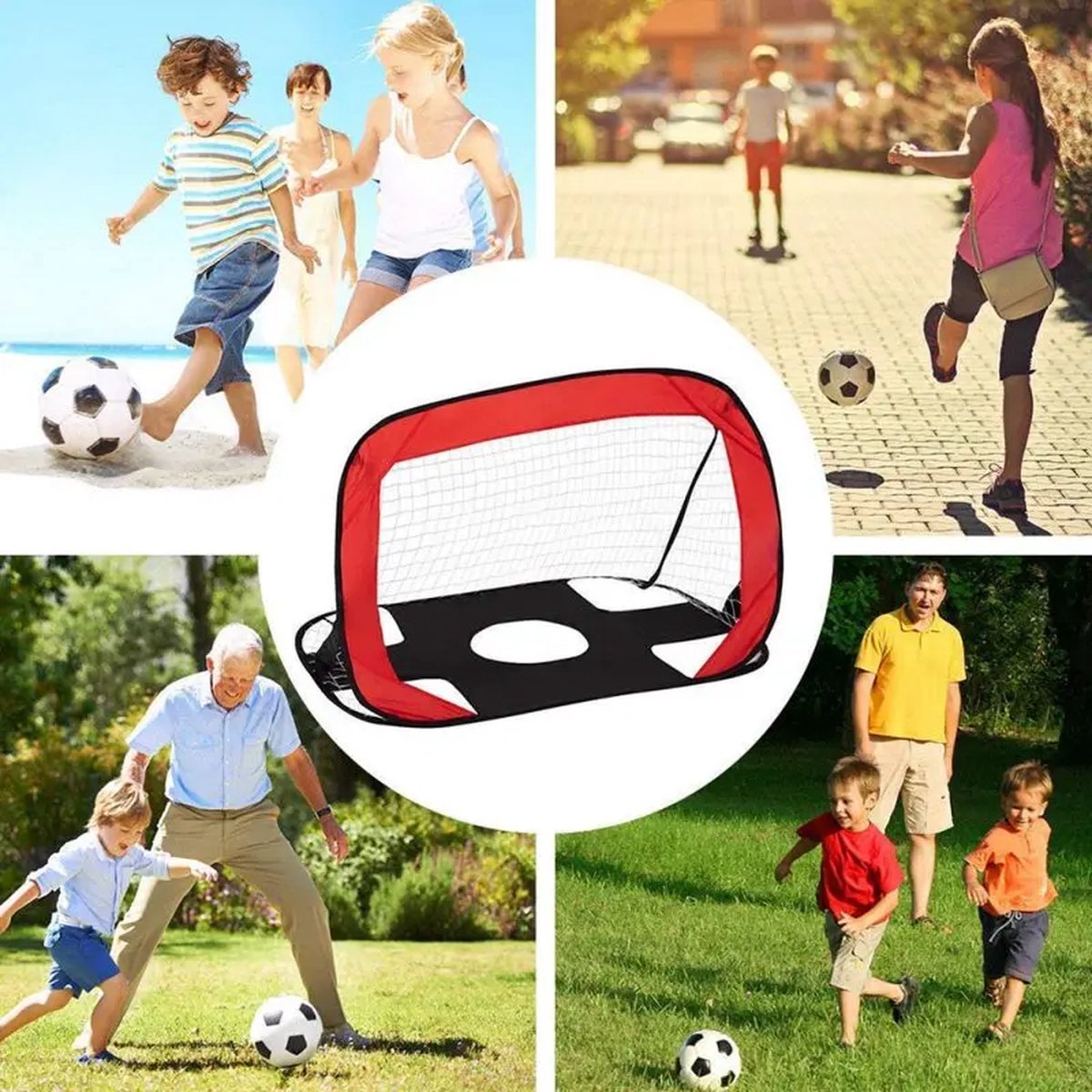 Retourdeal - My Green Deal - Voetbaldoeltjes set van 2 - My Green Deal