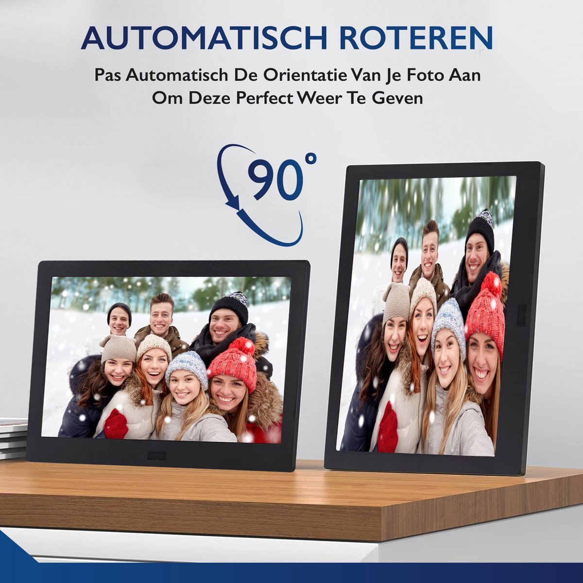 Retourdeal - My Green Deal - Digitale fotolijst 7 inch - Zonder Wifi - Inclusief 32GB SD kaart - My Green Deal