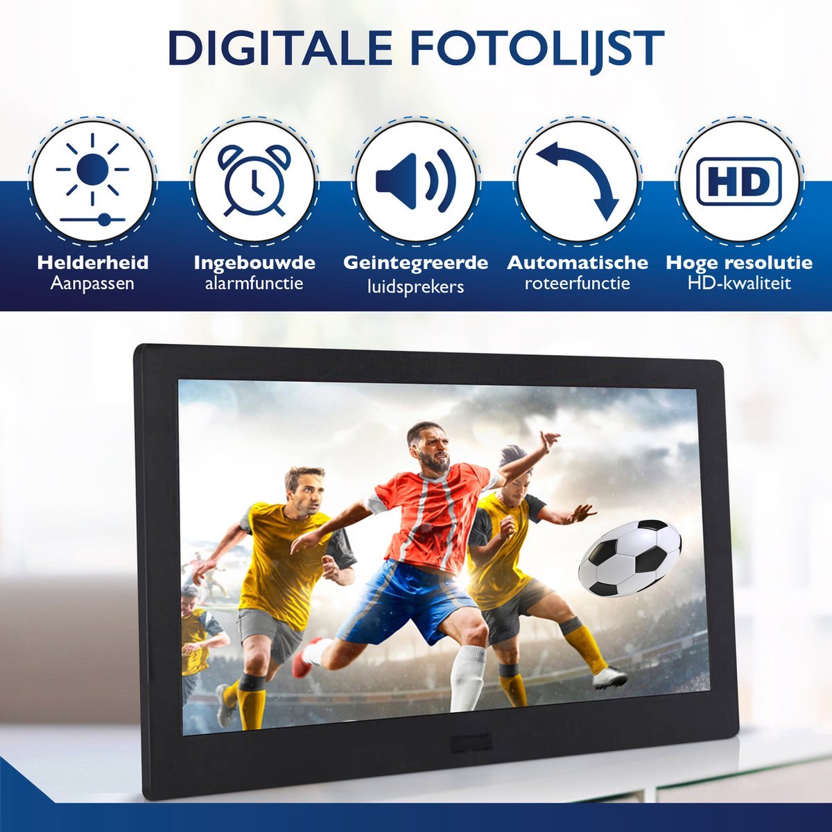 Retourdeal - My Green Deal - Digitale fotolijst 7 inch - Zonder Wifi - Inclusief 32GB SD kaart - My Green Deal