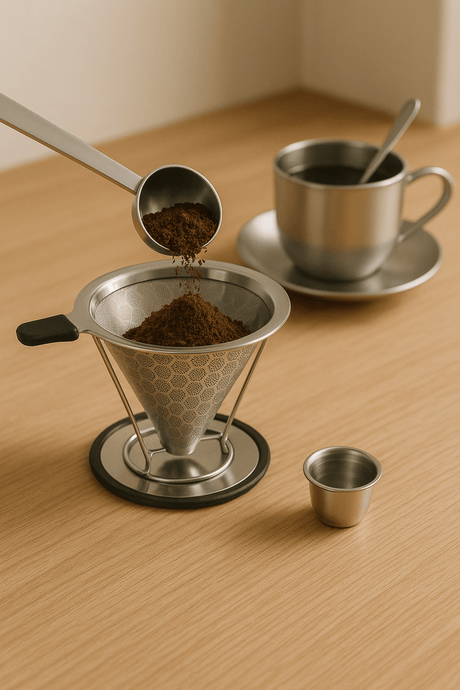 Herbruikbare koffiefilters en capsules: duurzaam en voordelig koffiezetten - My Green Deal