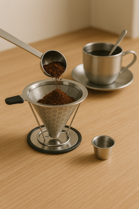 Herbruikbare koffiefilters en capsules: duurzaam en voordelig koffiezetten