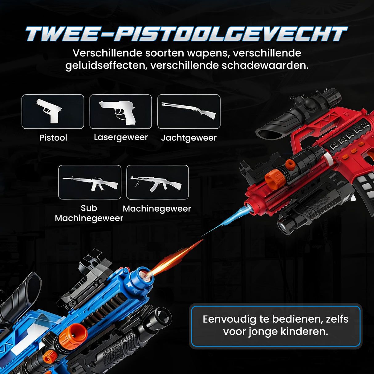 lasergame set 2 stuks