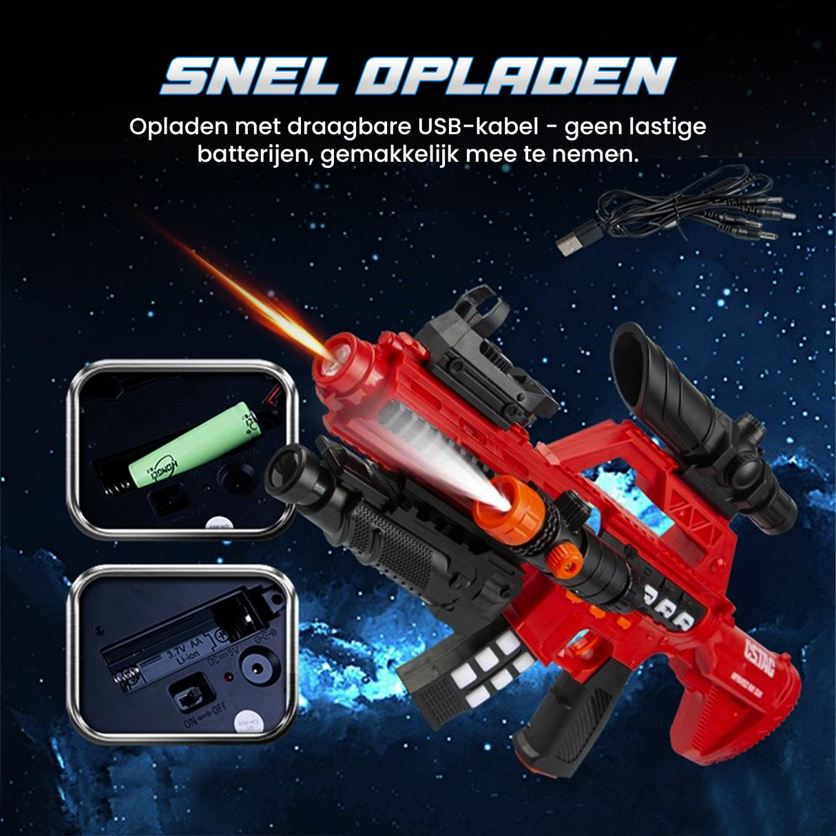 Lasergame Set Oplaadbaar - 2 Personen - My Green Deal