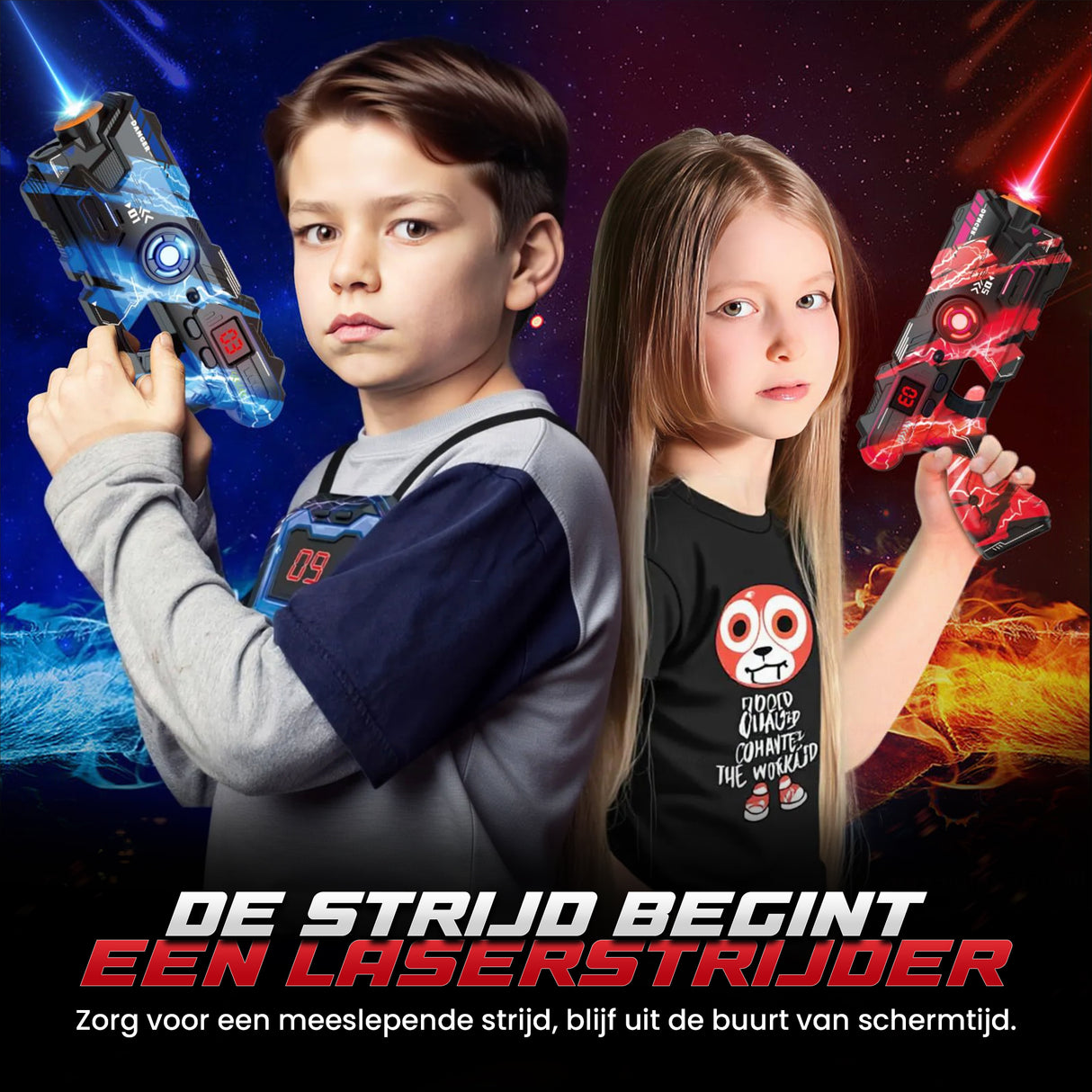 lasergame set 4 stuks