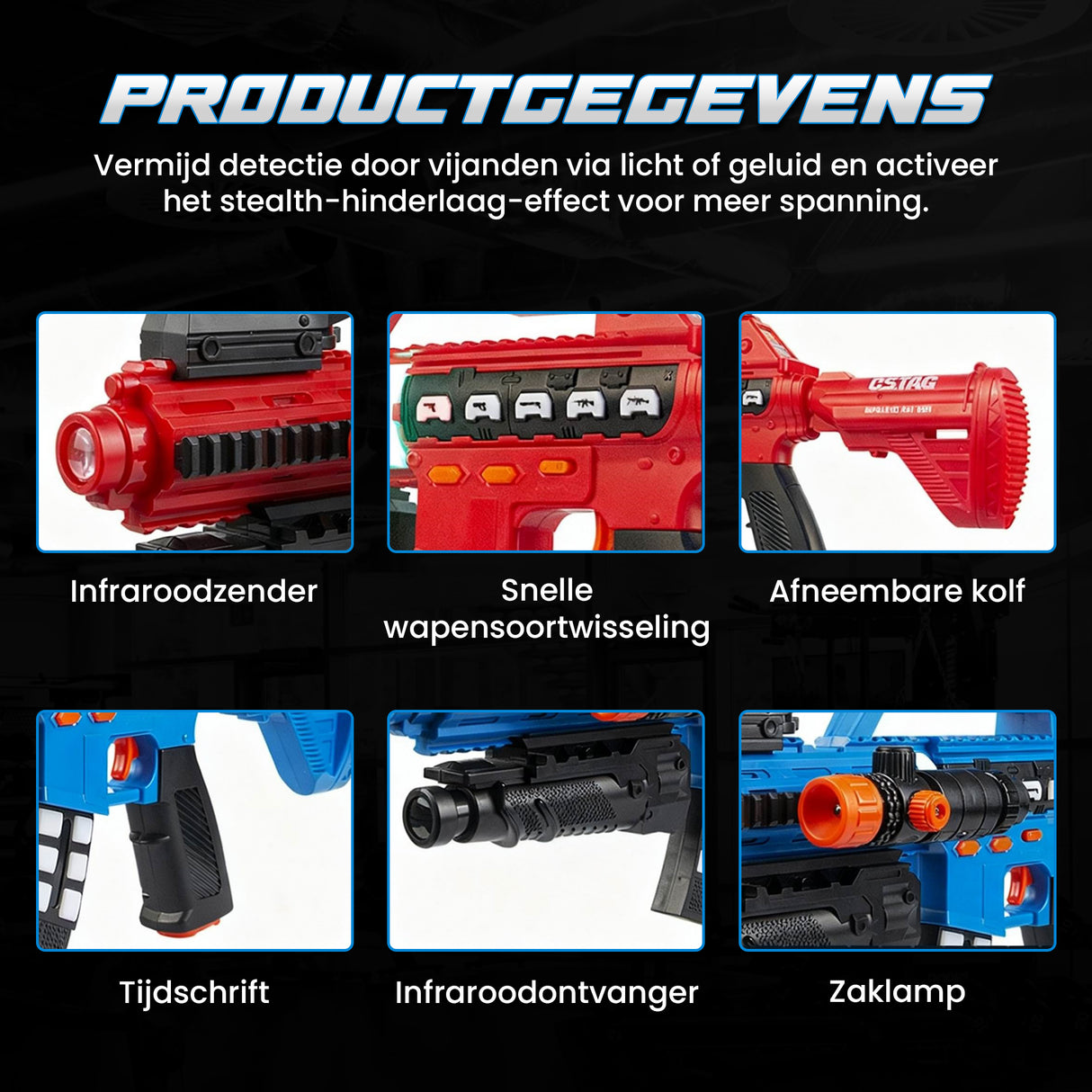 Lasergame Set Oplaadbaar - 2 Personen - My Green Deal