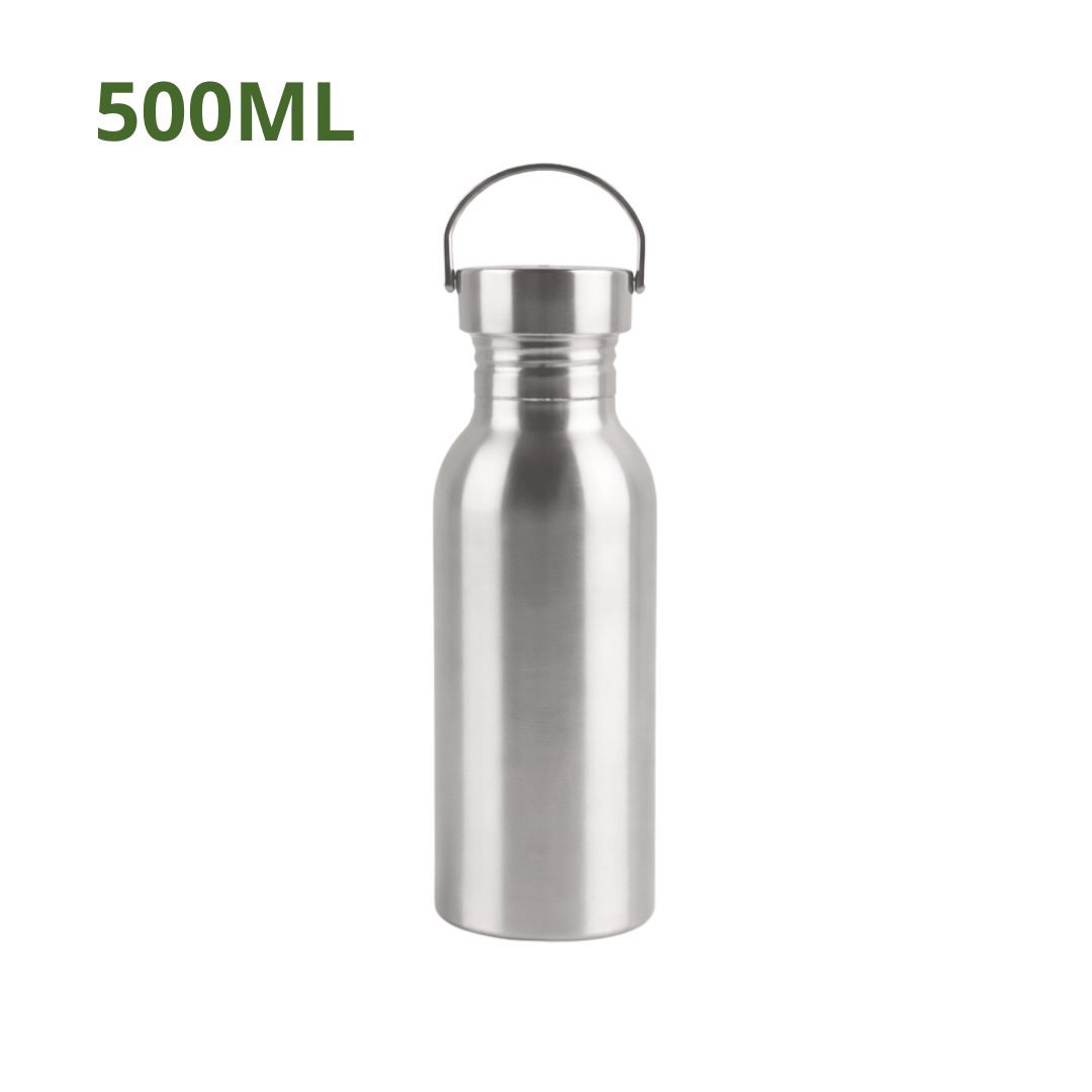 Enkelwandige RVS Drinkflessen 500 - My Green Deal