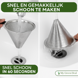 My Green Deal – RVS Koffiefilter – Herbruikbare Koffiefilterhouder – Duurzaam Koffiezetfilter – Koffiefilter Herbruikbaar