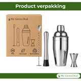 RVS Cocktailset (compleet)