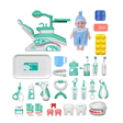 Retourdeal - My Green Deal - Tandarts Speelgoed 29 Delig - Tandarts Speelset Kinderen - Dokterset Speelgoed - My Green Deal