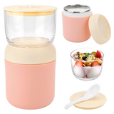 My Green Deal-Lunchbeker to go - 700 ML -  Roze - Geschikt voor Yoghurt, Muesli, Salades en Soep