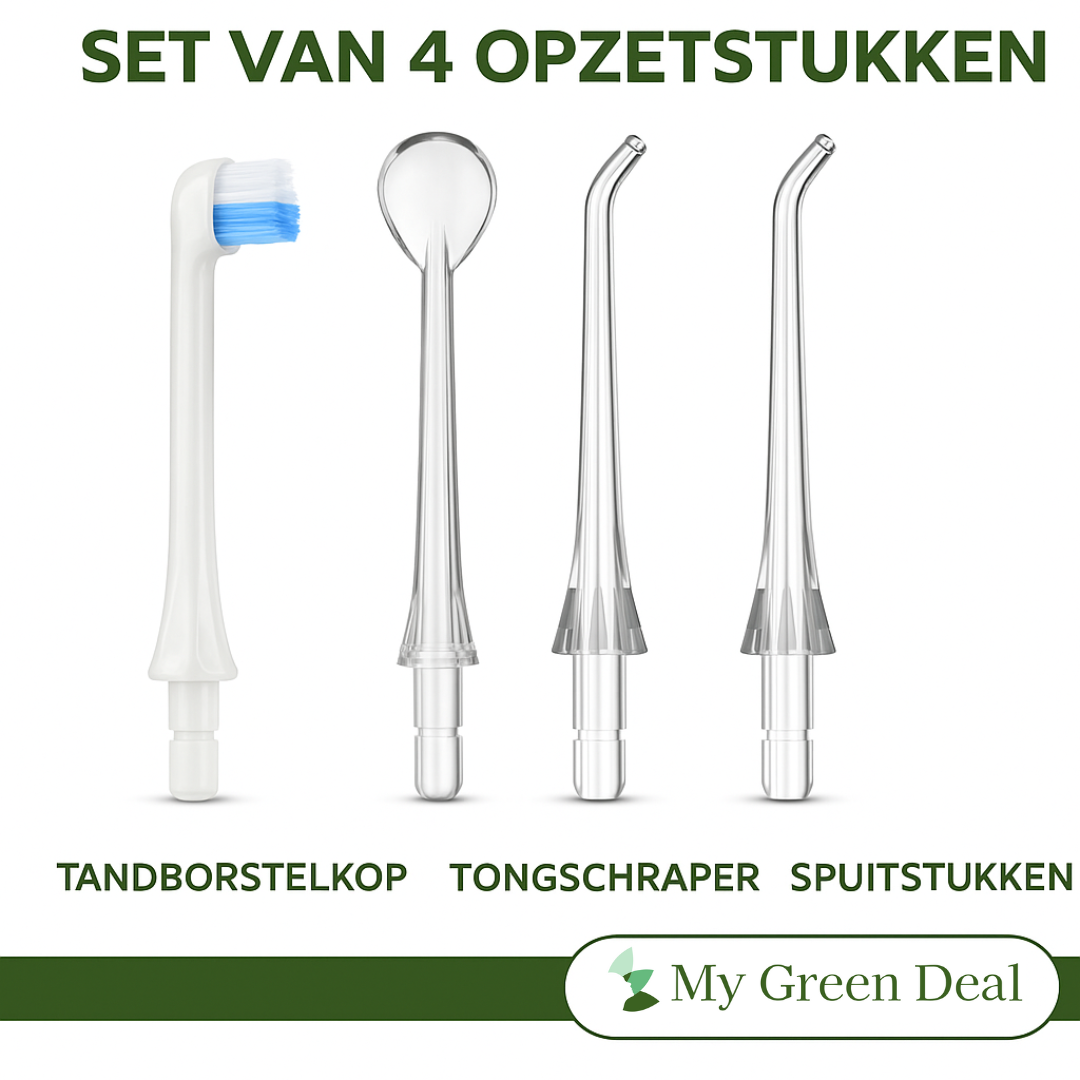 My Green Deal - Opzetstukken Waterflosser