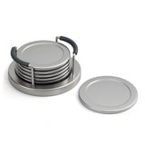 RVS Onderzetters Set – 6 stuks