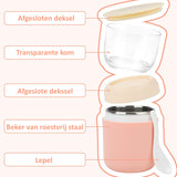 My Green Deal-Lunchbeker to go - 700 ML -  Roze - Geschikt voor Yoghurt, Muesli, Salades en Soep