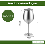 RVS Wijnglazen Set – Cocktailglazen 2 stuks