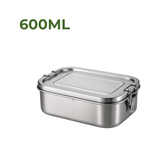 My Green Deal – RVS Lunchbox 600ml – Duurzame Broodtrommel & Snackbox – Fruitbakje Volwassenen & Kinderen – Meal Prep Bakje – Lekvrij & Herbruikbaar