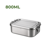 My Green Deal – RVS Lunchbox 800ml – Duurzame Broodtrommel & Snackbox – Fruitbakje Volwassenen & Kinderen – Meal Prep Bakje – Lekvrij & Herbruikbaar